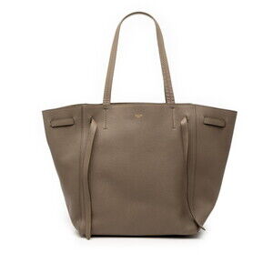 Celine Cabas Phantom Small Tote/Shoulder Bag 189023TNI.18TP Gray Leather Wome...